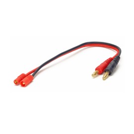 GT Power Battery Charger Charging Cable: HXT 3.5mm Male (Walkera Style) to 4mm Bullet Banana Plugs