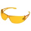 Gateway Safety 2777 Varsity Wraparound Eye Safety Glasses, Orange Lens, Orange Temple 5.6 x 4 inch