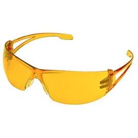 Gateway Safety 2777 Varsity Wraparound Eye Safety Glasses, Orange Lens, Orange Temple 5.6 x 4 inch