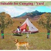 Dog Tie Out Cable for Camping, Dog Runner Lead for