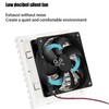 Side Exhaust RV Vent Fan Louvered Grid Odor Remove Silent