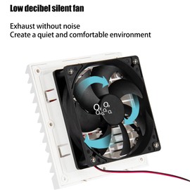 Side Exhaust RV Vent Fan Louvered Grid Odor Remove Silent Ventilation Fan for Motorhome DC 12V Efficient and Quiet Air Ventilation Solution