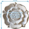 dennycraftmoulds Small Tudor Rose Plaster Casting Mould Concrete Mold Yorkshire
