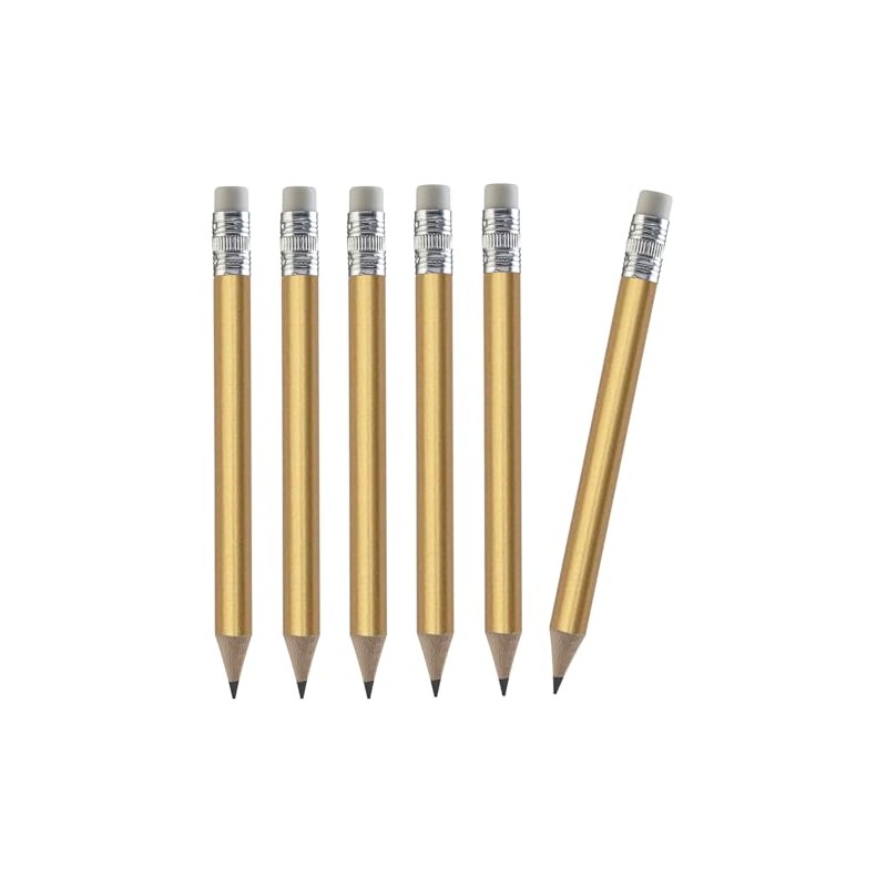 TH Golf 100pcs Golf Pencils, 4 Inch Mini Pencils Half