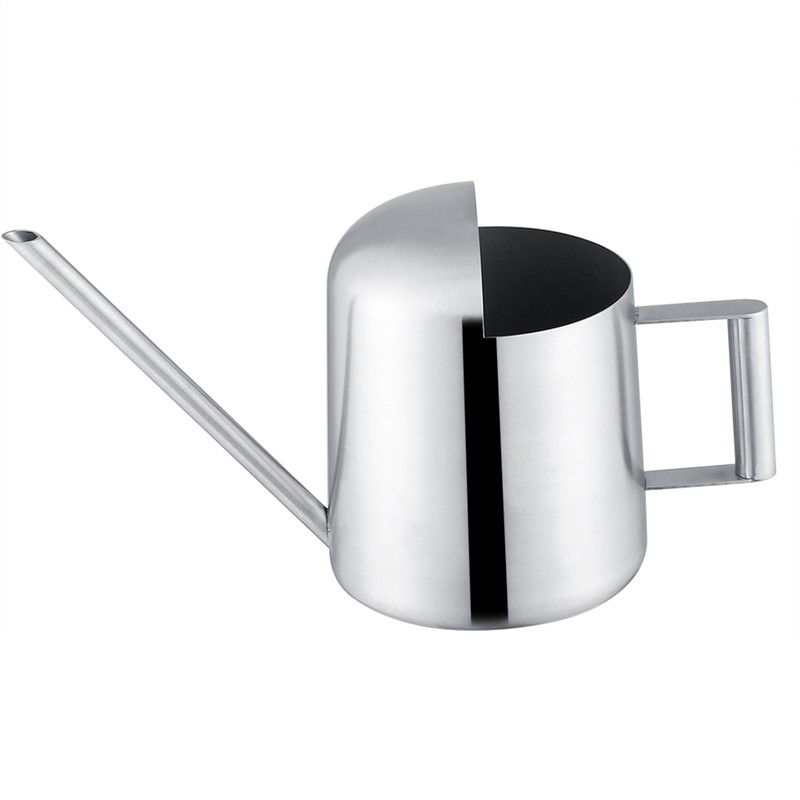 Stainless Steel Watering Can Garden Plant Flower Long Mouth Sprinkling