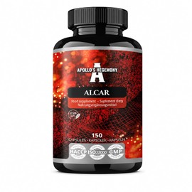 Acetyl L-Carnitine HCL 550 mg, ALCAR 150 Vegan Capsules, 5 Months Supply, High Strength Amino Acid Supplement, Supports Cognitive Functions & Energy Levels - by Apollo's Hegemony