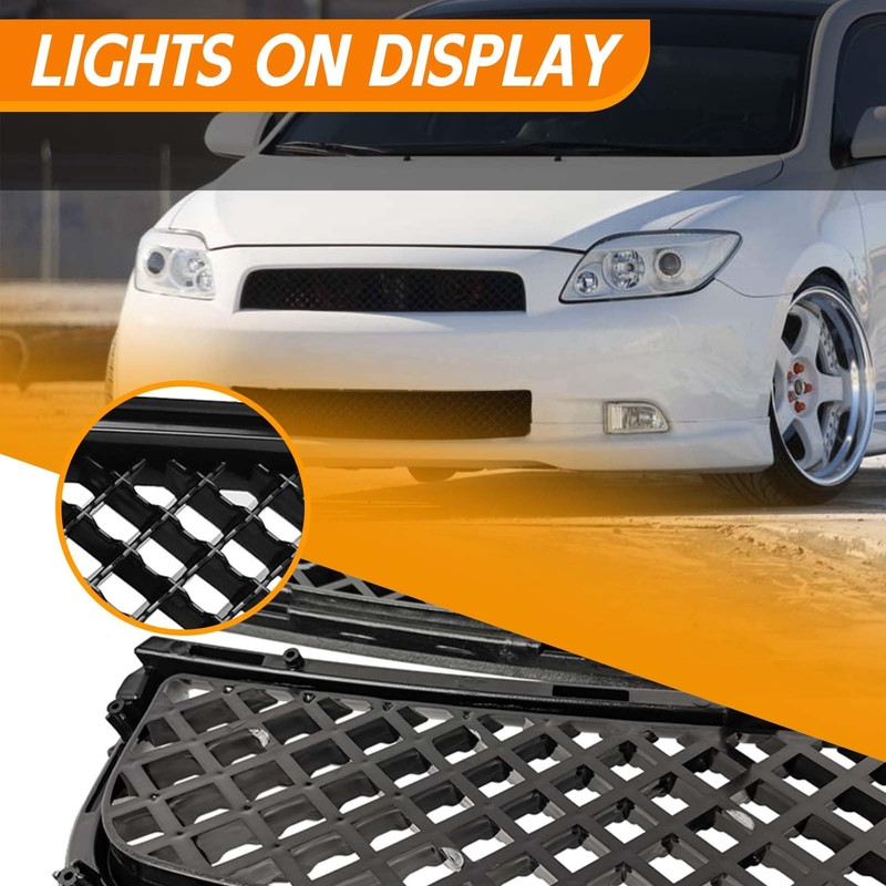 YLT AUTO Front Bumper Guard Grille Fit 2005-2010 for Scion