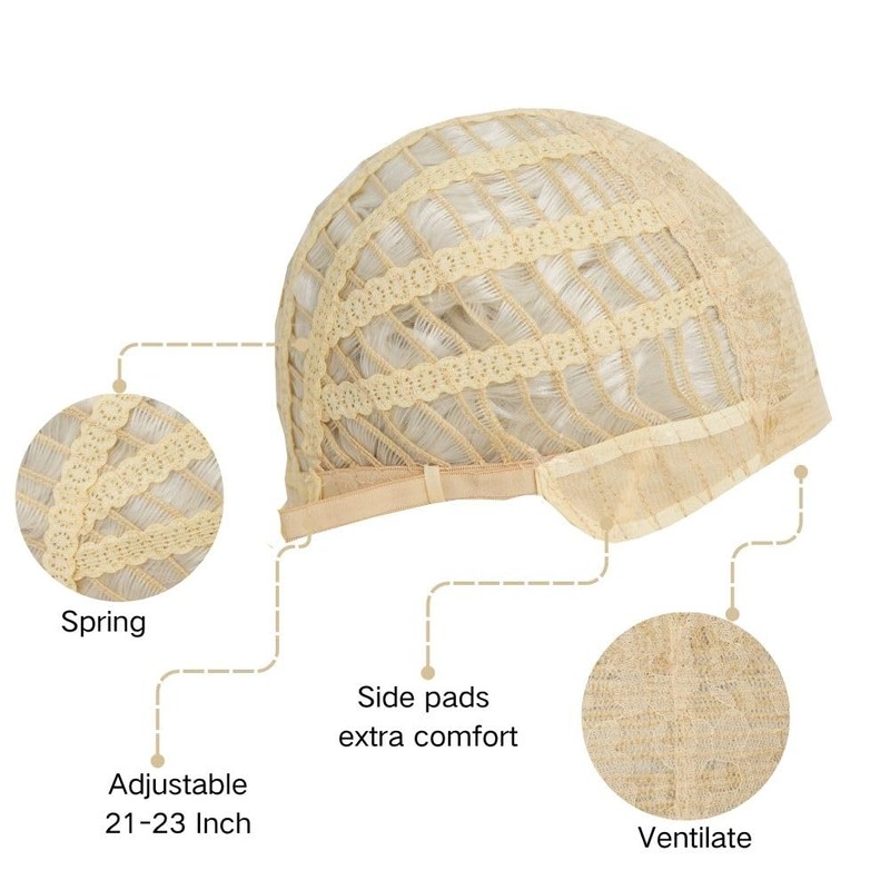 White Wig Men's Short Hair Wigs Synthetic Layered Fluffy Daily