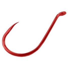 Gamakatsu Barbless Hooks - Red - 4