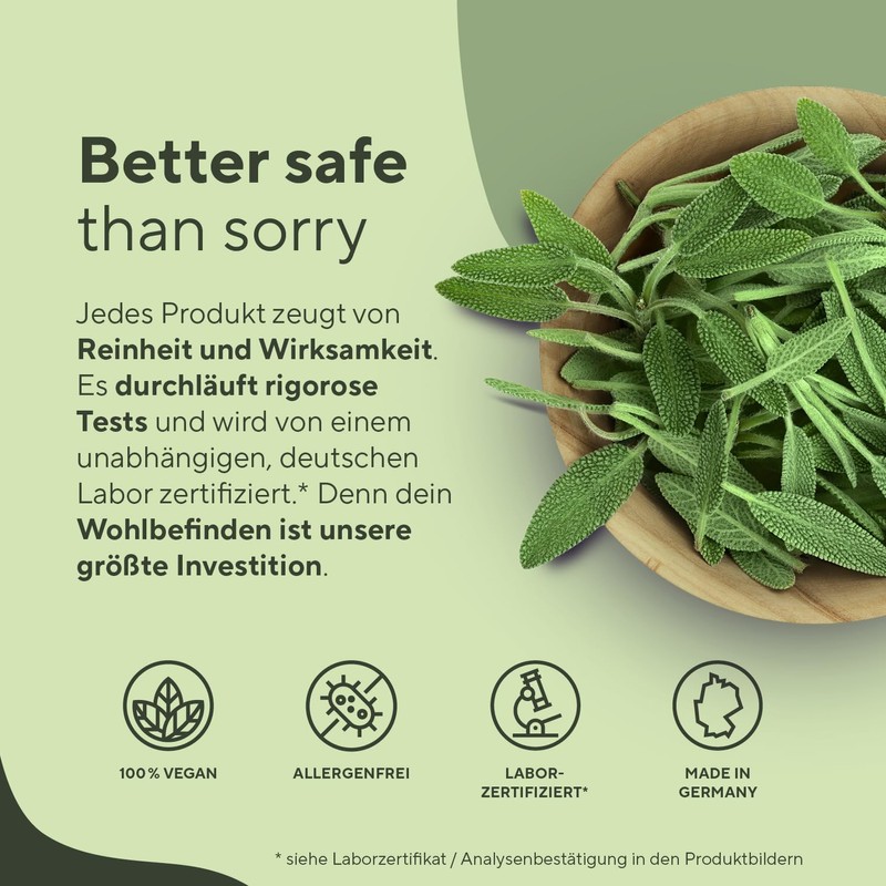 Sage - 180 Capsules - High Dose (10:1) - 6000