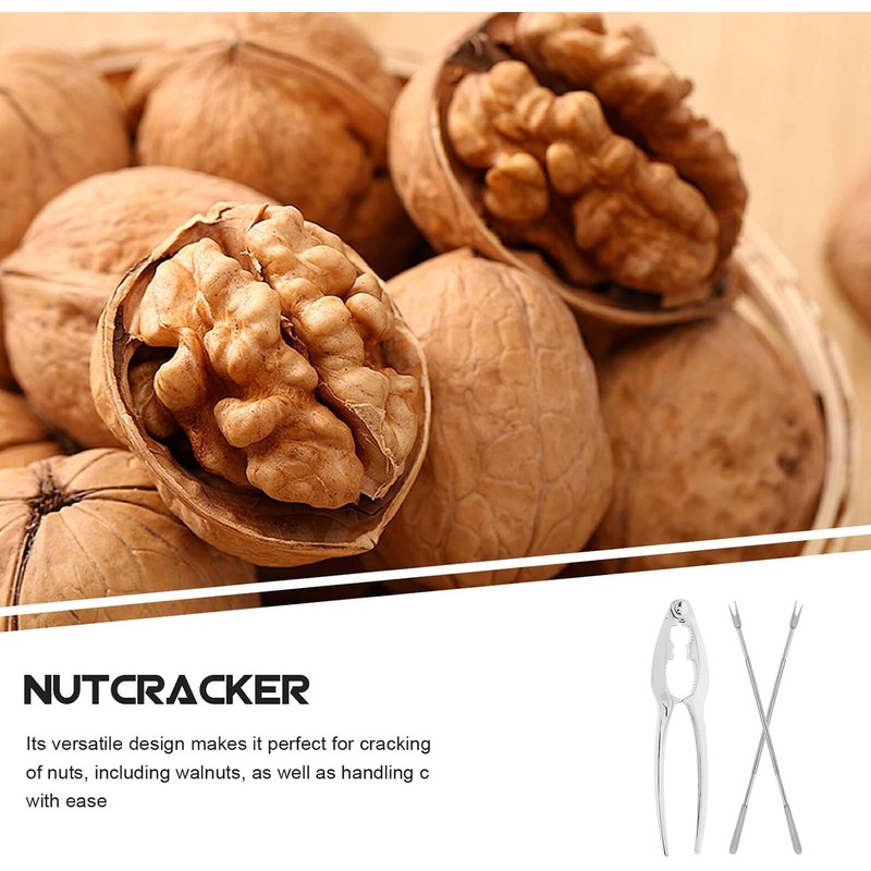 ULTECHNOVO Cascanueces y Uso Fácil Multifuncional de Acero Inoxidable Diseño