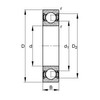 6306-2RSR Deep Groove Ball Bearing Single Row Bore Diameter 30
