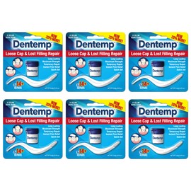 Dentemp Repair Lost Fillings & Loose Caps Max Strength (6 Pack)