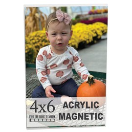 Photo Booth Nook - 4 x 6 Acrylic Magnetic Picture Frame (72, 4 x 6 in portrait)