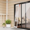 Doggy Door for Sliding Glass Doors, Adjustable Height 75 3/5"