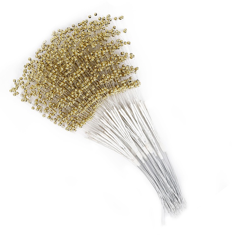 100Pcs Pearls Sticks Wearable ABS DIY Decoration Accessories for Wedding