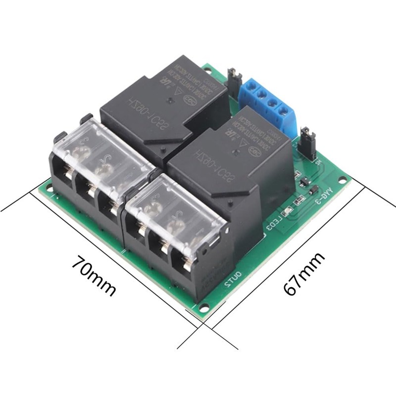 YYG-3 DC5V 2-Channel Optocoupler Isolating Relay, Control of the Electrical