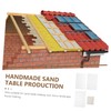 EXCEART 2 Sets Brick Mold Set Sand Table Landscape Building