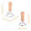 Lecute 2 Moldes Cortador Masa Galleta Reposteria Cocina Acero Inox