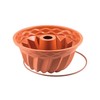 Silikomart 193228 Backform Gugelhupf, inkl. Safe-Ring, Terracotta