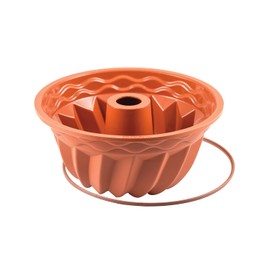 Silikomart 193228 Backform Gugelhupf, inkl. Safe-Ring, Terracotta