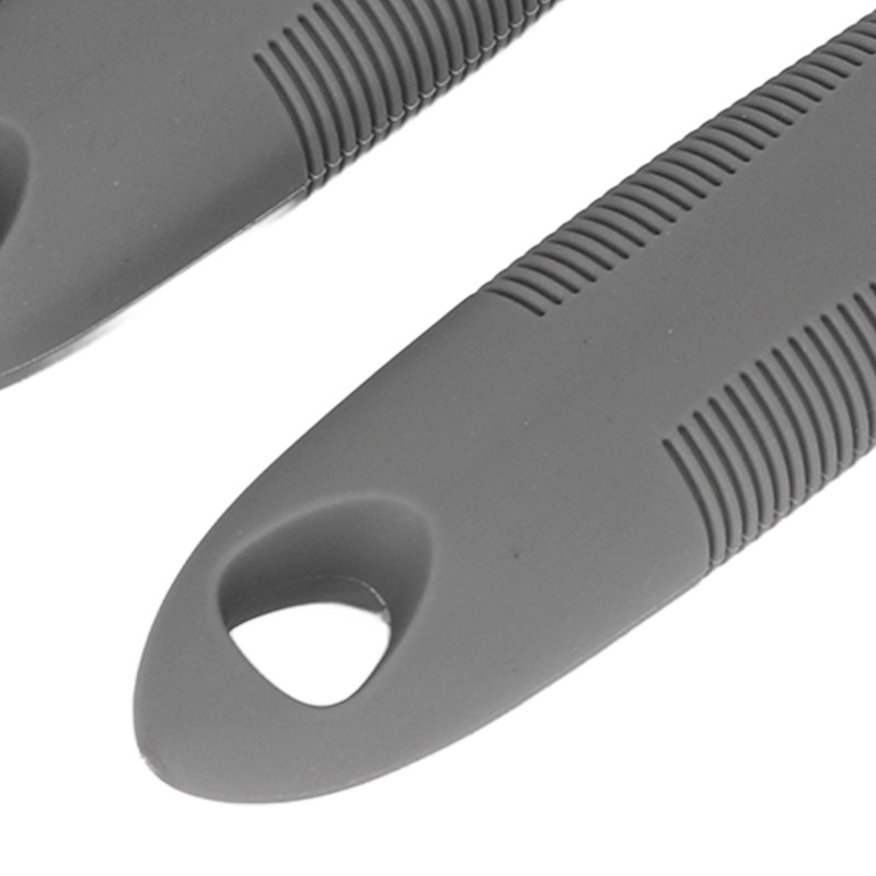 4Pcs Adaptive Utensils Weighted Non Slip Rubber Handle for Hand