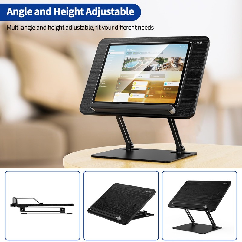 BESIGN BS01 Book Stand for Reading, Adjustable Book Holder, Ergonomic