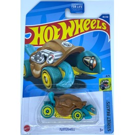 Hot Wheels 2022 - Turtoshell - Street Beasts 4/5 [Brown/Teal] 89/250