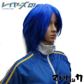 コスプレ VOCALOIDマトリョシカ KAITO/神威がくぽ 男女兼用XLサイズ パーカー青XL(フード無)