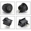 LIANHATA Rocker Switch, 2 Pin On Off, DC AC 125V/10A,
