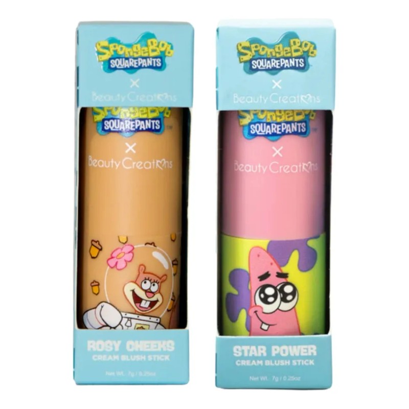 Pack 2 Blushing Buddies Bob Esponja X Beauty Creations Duo