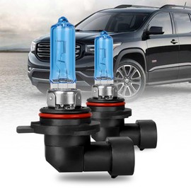 FZPJJNB Fits for GMC ACADIA (2013-2019) 9012/HIR2 High/Low Beam High Performance Halogen Headlight Bulbs, 300% Brightness Plug-n-Play Light Bulbs, IP68 Waterproof, 5500K White Light, 2P