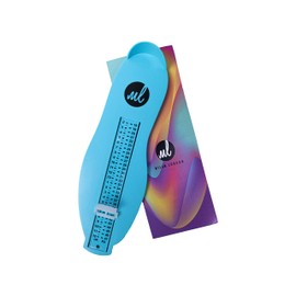 Milam London Professional Family Foot Measure Sizer Device Child/Adult UK Sizes 2-12 / EU Sizes 18-47 (Blue)
