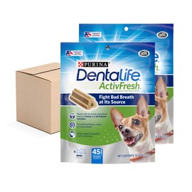 Purina DentaLife ActivFresh Daily Oral Care Mini Dog Chews - (2) 13.5 Oz. Pouches
