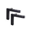 3D Adjustable Concealed Door Hinges, Zinc Alloy 2-Pack