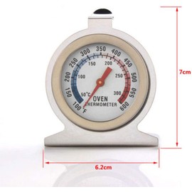 RIJIS Oven Thermometer 50-300°C/100-600°F, Oven Grill Fry Chef Smoker Thermometer Instant Read Stainless Steel Thermometer Kitchen Cooking Thermometer