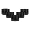 Xena Envases Pomaderos Negros 100 Ml Cosmetico Crema Balsamo X