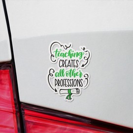 Decal Stickers of Teaching Premium Indoor (No Waterproof) Vinyl Decal Stickers for Laptop Phone Accessory Helmet Car Window Mug Tuber Cup Door Wall Decoration - USCVER3c9685bBL0124