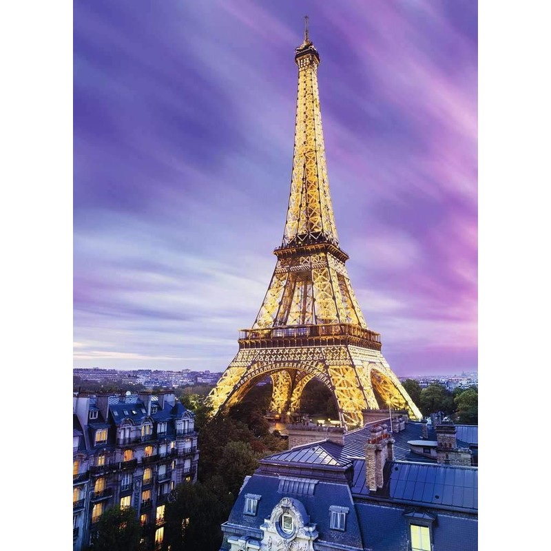 Ravensburger 14898 Puzzle, 500 Pieces, Sparkling Eiffel Tower