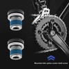 ECSiNG 4PCS Bicycle Crank Arm Bolts E-Bike M15 ISIS Crank