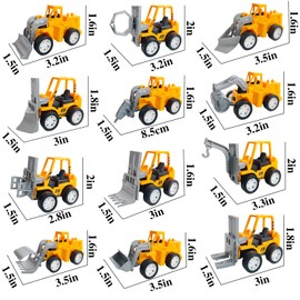Juuxncgv 24PCS Mini Construction Vehicles,Play Figure Vehicles,Pull Back Engineering Vehicles,Toy Figure Construction Vehicles,Small Construction Toys for Birthday Party Favors,Gifts