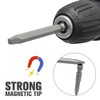 Saipor 10PCS Magnetic Square Head Screwdriver Bits Set 1/4'' Hex
