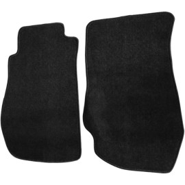 SDeelCase OE 2 Pcs Factory Fitment F&R Black Carpets Nylon Floor Mat For 03-09 Nissan 350Z