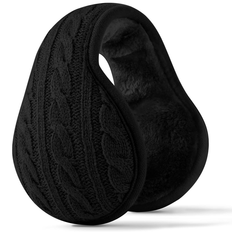 GERGELLA Ear Warmers For Men Women Foldable Fleece Unisex Winter