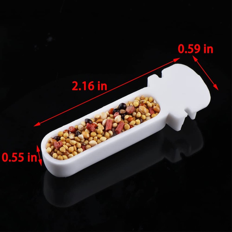 9 Pack Small Bird Plastic Food Cup Convenient Hanging Food