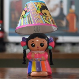 Liven&Decor 7 Muñeca Mexicana Fiesta Maria Lámpara Recuerdo Centro Mesa