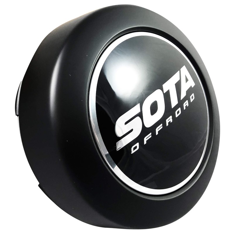 SOTA Offroad Wheels Center Cap Flat Black Shorty (1 Cap)