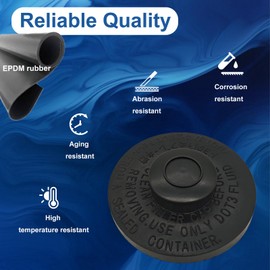 LESHIAUTO Brake Master Cylinder Fluid Reservoir Cap Compatible with Toyota 4Runner Avalon Prius RAV4 Camry, Scion iQ tC xB xD, Lexus NX300 IS250 IS300 IS350 RC300 RC350 ES300h Replace# 47230-20140