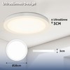 L5L3D Ceiling Light LED Ceiling Light, Diameter 28 x 3