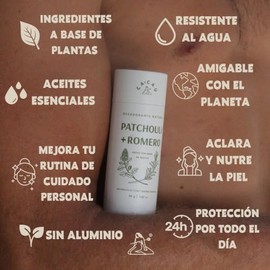 CACAU NATURALS  Desodorante Natural  Lavanda  Salvia  Vegano - Sin Aluminio - Sin Toxinas  48 Hora de Proteccin                                       